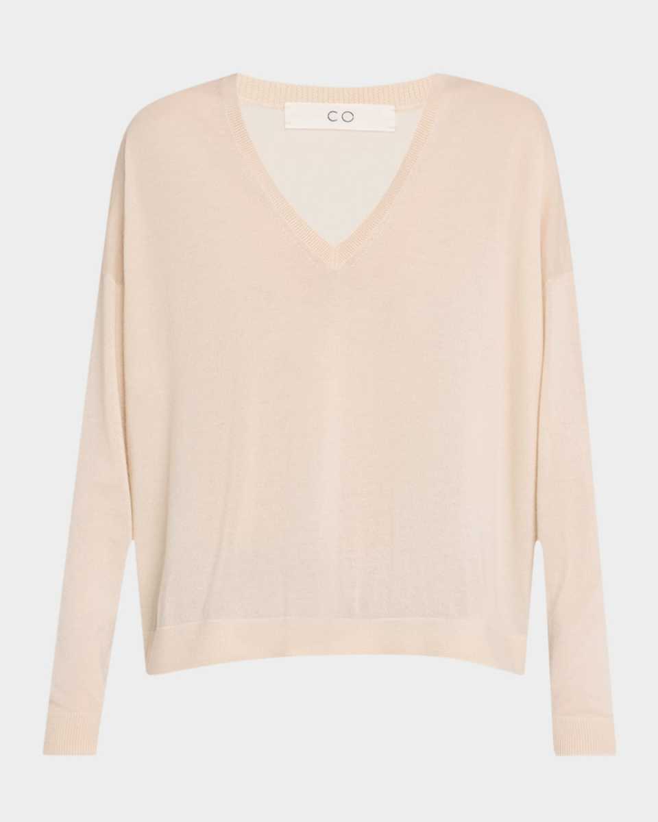 V-Neck Cashmere Sweat